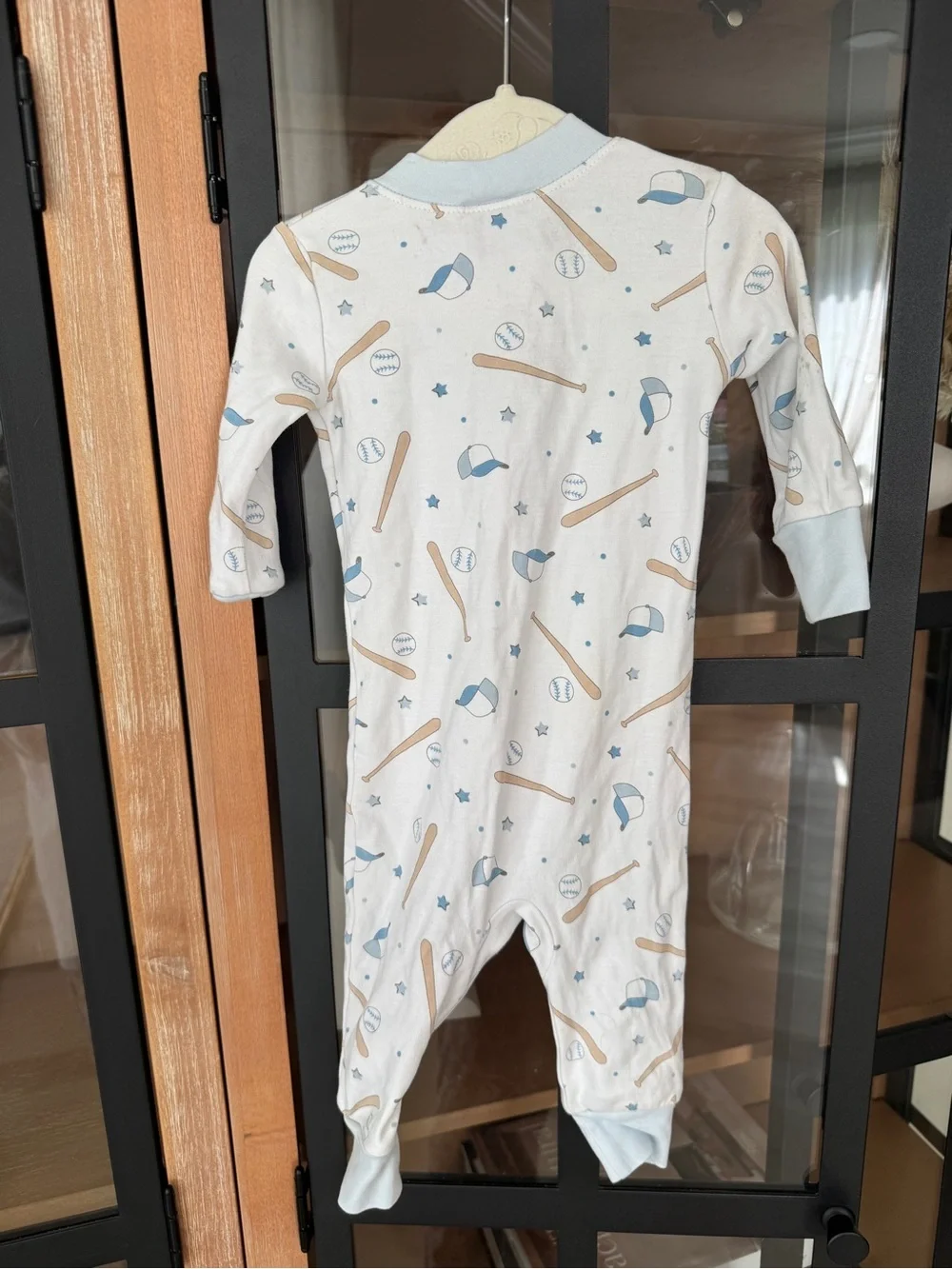 Magnolia Baby Boys All Star Baseball Print Zippy sleeper coverall pima little
